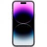 Силиконовый прозрачный чехол с блестками iPhone 14 Pro