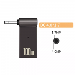 Переходник с  Type-C на 4.0 - 1.7мм (100w)