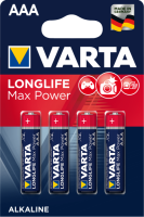 Батарея VARTA LONGLIFE MAX POWER AAA 4шт.