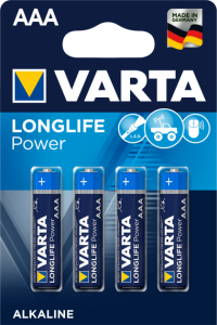 Батарея VARTA LONGLIFE POWER AAA 4шт.