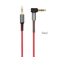 AUDIO кабель Hoco Aux UPA02 Spring Audio 1m (красный)