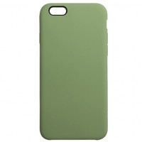 Силиконовый чехол Silicone case на iPhone 6/6s (мятный)