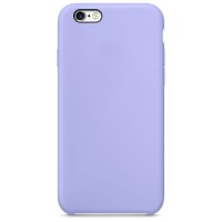 Силиконовый чехол Silicone case на iPhone 6/6s (светло-сиреневый)