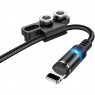 USB кабель 3 в 1 Hoco DU42 magnetic