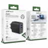 Cетевое зарядное устройство AceFast A61 PD 45W GaN (2 Type-C + 2 USB) (Черный)