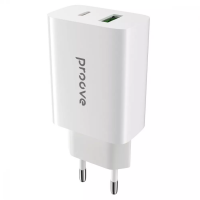 Сетевое Зарядное устройство Proove Rapid 20W (Type-C + USB)