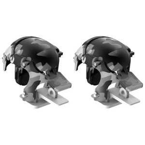 Игровые триггеры для смартфона Baseus Level 3 Helmet PUBG Gadget GA03 Camouflage Серый
