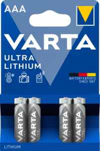 Батарейка Varta Ultra Lithium AAA, LR03, 1шт