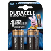 Батарейки Duracell AA (LR06) MN1500 Turbo 4 шт. Батарейки Duracell AA (LR06) MN1500 Turbo 4 шт.
