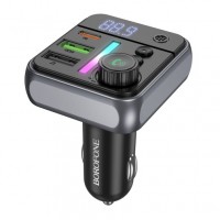 FM-трансмиттер Borofone BC50 USB-C PD20W+USB-A QC18W/BT5.4 Total 38W
