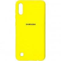 Чехол Silicone Cover Samsung Galaxy  A10 2019/ M10 2019 (ярко-желтый)