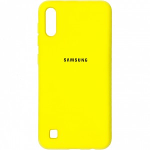 Чехол Silicone Cover Samsung Galaxy  A10 2019/ M10 2019 (ярко-желтый)