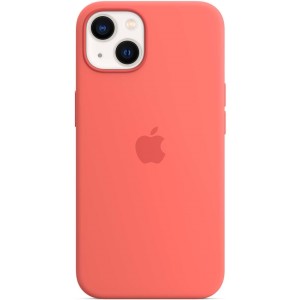 Силиконовый чехол для iPhone 13 (розовый)