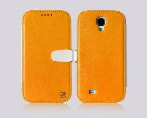 Чехол-книжка Hoco для Samsung Galaxy S4, оранжевая