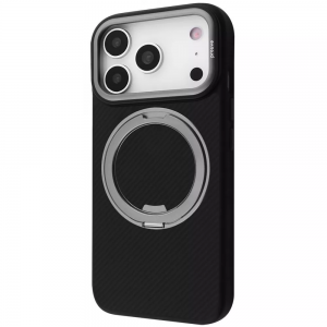 Чехол Proove Reinforce Case with Magnetic Ring iPhone 17 Pro Max (чёрный + серый)
