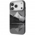 Чехол Gleam Case with Magnetic Ring iPhone 17 Pro / 18 Pro silver peak