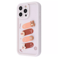 Чехол Pretty Things Case iPhone 12 Pro (white/bear)