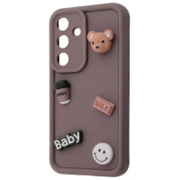 Чехол Pretty Things Case Samsung Galaxy A05S (brown/bear)