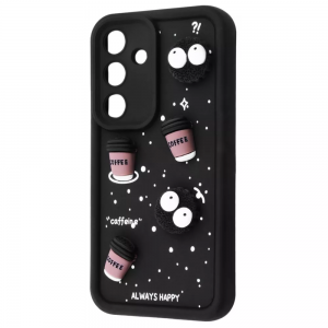 Чехол Pretty Things Case Samsung Galaxy S24 Plus (black/coffee)