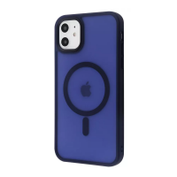 Чехол WAVE Matte Insane Case with Magnetic Ring iPhone 11 (синий)