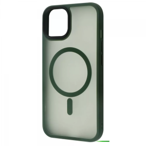 Чехол WAVE Matte Insane Case with Magnetic Ring iPhone 13 (зелёный)