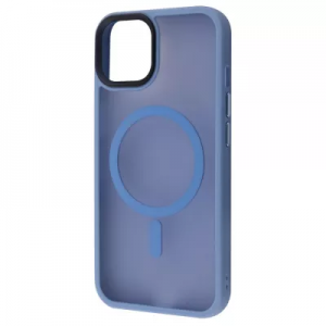 Чехол WAVE Matte Insane Case with Magnetic Ring iPhone 13 (голубой)