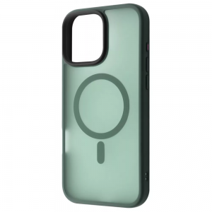 Чехол WAVE Matte Insane Case with Magnetic Ring iPhone 16 Pro Max (зелёный)