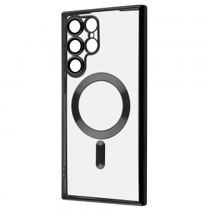 Чехол WAVE Metal Color Case with Magnetic Ring Samsung Galaxy S22 Ultra (чёрный)