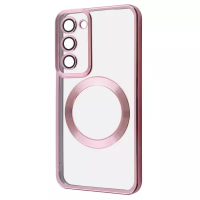 Чехол WAVE Metal Color Case with Magnetic Ring Samsung Galaxy S23 Plus (розовое золото)
