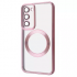 Чехол WAVE Metal Color Case with Magnetic Ring Samsung Galaxy S23 Plus (розовое золото)