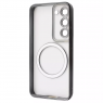 Чехол WAVE Metal Color Case with Magnetic Ring Samsung Galaxy S23 Plus (серебро)