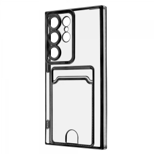 Чехол WAVE Metal Pocket Case Samsung Galaxy S23 Ultra (чёрный)