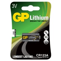 Батарейка GP Lithium CR123A 3V 1 шт Батарейка GP Lithium CR123A 3V 1 шт