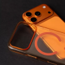 Чехол Proove Crystal Case with Magnetic Ring iPhone 17 Pro / 18 Pro Cosmic Orange (Оранжевый)