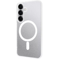 Чехол Proove Cuprum Case with Magnetic Ring Samsung Galaxy S26 Plus (белые блестки)