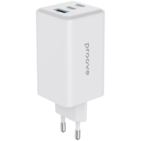 Сетевое Зарядное устройство Proove Pocket GaN Max 100W (2Type-C + USB) (белый)