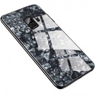 Чехол Glass Case для Samsung Galaxy S9, мрамор