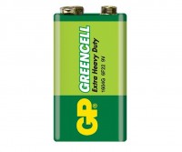 Батарейка GP Greencell 9V 6F22 1604G-S1 Крона 1 шт Батарейка GP Greencell 9V 6F22 1604G-S1 Крона 1 шт