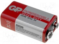 БАТАРЕЙКА GP POWERCELL 9V 6F22 1604E-S1 КРОНА 1 ШТ БАТАРЕЙКА GP POWERCELL 9V 6F22 1604E-S1 КРОНА 1 ШТ