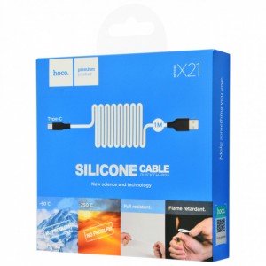 USB Кабель силиконовый Hoco X21 Silicone (Type-C)