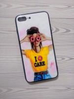 Чехол Glass Case для iPhone 7 Plus/ 8 Plus