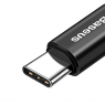 Кабель Baseus Fish-eye Spring Data Cable USB For Type-C 2A 1M Черный