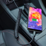 Кабель Baseus Fish-eye Spring Data Cable USB For Type-C 2A 1M Черный