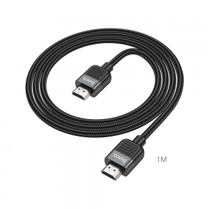 Кабель 1м HOCO US09 HDMI 2.0 male-to-male 4K HD Черный