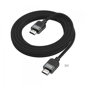 Кабель 3м HOCO US09 HDMI 2.0 male-to-male 4K HD Черный