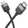 Кабель 3м HOCO US09 HDMI 2.0 male-to-male 4K HD Черный