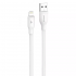 Кабель Proove Flat Out USB to Lightning 1М (белый)