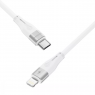 Кабель Proove Soft Silicone Type-C to Lightning 27W 1М (белый)