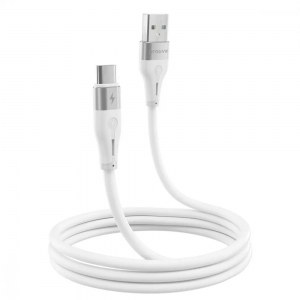 Кабель Proove Soft Silicone USB to Type-C 1М (белый)