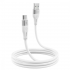 Кабель Proove Soft Silicone USB to Type-C 1М (белый)